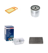 Bosch Filtre Bakım Seti Seat Toledo 1.6 105 Beygir 2000-2001 AUS AZD BCB Motor Hava + Yağ F + Yakıt F. + Polen Sardes