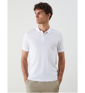LCWAIKIKI Classic Beyaz Polo Yaka Pike Erkek Tişört
