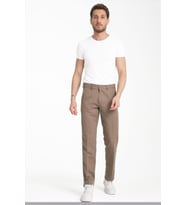 Caserta Regular Fit Erkek Armürlü Keten Pantolon - 7635