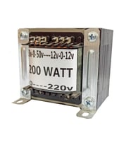 200W Kademeli Trafo 2x12v / 2x50v