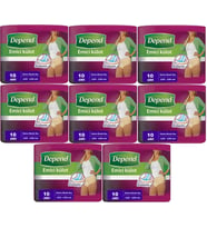 Depend Emici Külot Hasta Bezi XL - Extra Büyük Kadın 80 Adet (8PK*10)