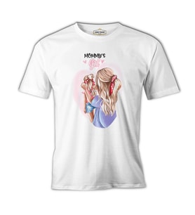 Mommy's Girl Anneler Günü Beyaz Unisex Tshirt