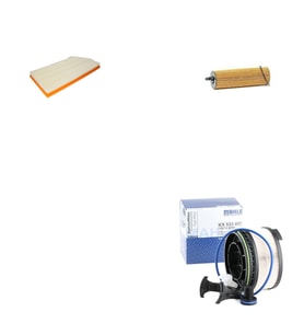 Bosch Filtre Bakım Seti Mercedes E220 D W213 2016+ 194 Beygir Dizel Hava + Yağ f. + Yakıt Filtre Mahle