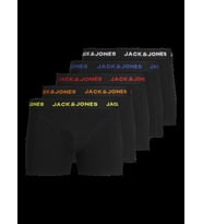 Jack & Jones Erkek 5'li Renkli Boxer - 12242494 (Siyah)