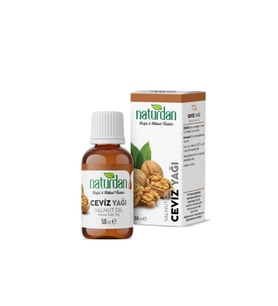 6 adet-Ceviz Yağı(Walnut Oil) 50 ml-İçilebilir %100 Doğal Saf