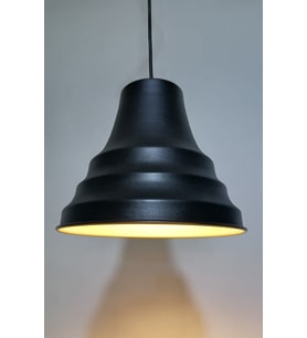 RİOLİGHT RETRO SİYAH İÇİ GOLD TEKLİ METAL SARKIT ÇAP:23CM