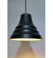 RİOLİGHT RETRO SİYAH İÇİ GOLD TEKLİ METAL SARKIT ÇAP:23CM