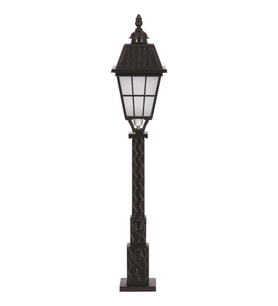 AVONNI BSU-68035-BSY-BOP Siyah Boyalı Dış Mekan Aydınlatma E27 Aluminyum Cam 23cm