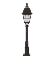 AVONNI BSU-68035-BSY-BOP Siyah Boyalı Dış Mekan Aydınlatma E27 Aluminyum Cam 23cm
