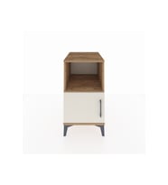 Kronos Komodin 2 Raflı Tek Kapaklı 44x59x80 Çam-Aytaşı