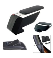 VW Caddy 2004-2015 Premium HQ Lüks ABS Ayaklı Gri-Siyah Kolçak