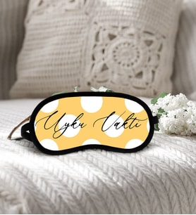 BK Gift Esprili Uyku Göz Bandı, Arkadaşa Hediye, Doğum Günü Hediyesi, Uyku Bandı-10