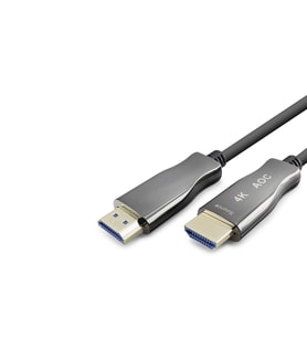 Fiber Optik Hdmi 2.0 Kablo 4K 60 Hz 10 M Siyah Gri HDX2055