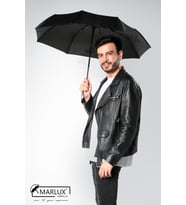 Marlux Siyah Tam Otomatik Rüzgarda Kırılmayan Şemsiye M21MAR110MR001