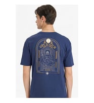 Defacto Baskılı Lacivert Erkek T-Shirt F8026AX/NV241