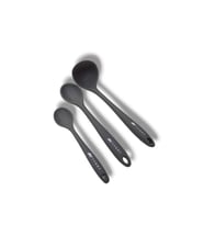 3'lü silikon set 1 kepçe 1 kaşık (27.5cm) 1 kaşık (20 cm)