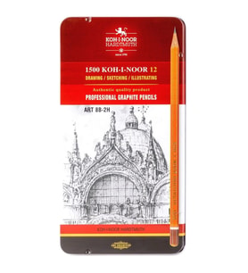 Koh-i Noor Dereceli Eskiz Cizim Kalem Seti 1502 8B-2H