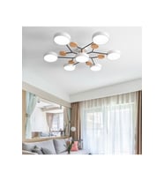 Modern Ahşap Led Avize