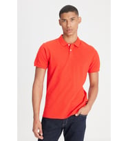 Lee Erkek Regular Fit Normal Kesim Pamuk Polo Yaka Mercan Tişört - L211810  (Turuncu)