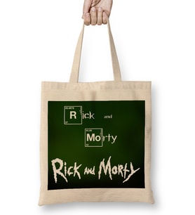 Rick And Morty 05 Bez Çanta Uzun Saplı