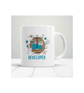 Kişiye Özel Developer Baskılı Kupa