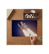 Uzay Mekiği Ateşleme Tasarımı 240 parça Ahşap Puzzle Ahşap Kutuda MP04065