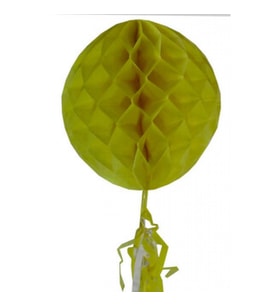Süs petek modeli püsküllü 25x85 cm sarı pk:1-