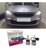 Peugeot 308 Led Xenon Uzun Far Ampulü H1 Duo Yeni Seri Beyaz
