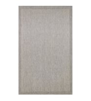 Mono 02 Grey Kaymaz Tabanlı Kilim (Gri)