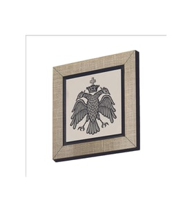 Bizans Kartal Logosu Baskılı MDF Magnet 7X7