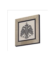 Bizans Kartal Logosu Baskılı MDF Magnet 7X7