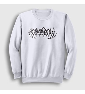 Presmono Unisex Beyaz Sepultura Sweatshirt 173542tt (Beyaz)