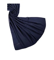 Mısırlı Eşarpları Queen Krep Düz Renk Şal (Lacivert)