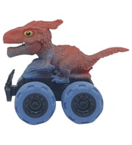Sürtmeli Dinazor Arabalar 12 cm - H-20 - Parasaurolophus - Mavi