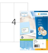 Premium Lazer Etiket A4 100 105x148 Beyaz