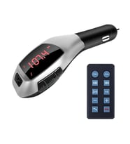 HELLO HL-19679 X5 HANDSFREE USB/SD/BLUETOOTH 12-24 VOLT FM TRANSMITTER (4767)