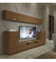 Decoraktiv Trendstyle 9 Mdf Tv Ünitesi Tv Sehpası - Naturel Ceviz