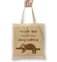 Sloth's Quote Bez Çanta Uzun Saplı