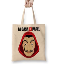 La Casa de Papel Mascara de Dali Bez Çanta Uzun Saplı