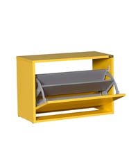 Adore Mobilya Step Oturaklı Ayakkabılık-Sarı 60x42x30 cm (GxYxD)