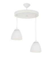 MYLİGHTS    MODERN  SPOR  İKİLİ AVİZE  30 CM EN  OPAL CAMLI (Siyah)