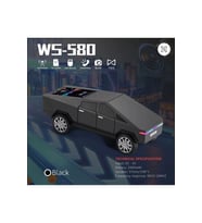 Wster WS-580 Music Car Speaker (Cybertruck, LED)