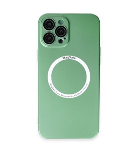 Apple İphone 12 Pro Kılıf Jack Magneticsafe Lens Silikon - Yeşil