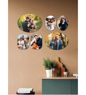 6 Parçalı Dekoratif MDF Tablo Seti