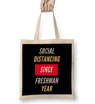 Social Distancing Since Freshman Year Bez Çanta Uzun Saplı