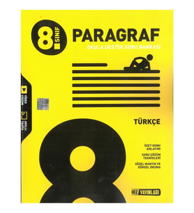 Hız Yayınları 8. Sınıf Türkçe Paragraf Soru Bankası