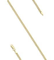 14 Ayar Altın İnce Gurmet Bileklik 2.55 mm (Sarı)
