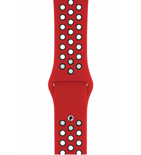 Pazariz Apple Watch Uyumlu 42-44-45 Mm Bileklik Spor Band  Kordon Kırmızı (Sarı)