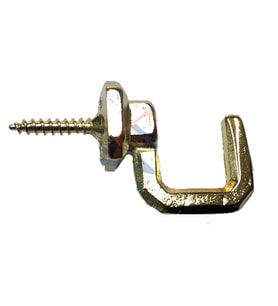 Vidalı Kanca, Askı Büyük - 15X23Mm, Sarı - 100 Adet