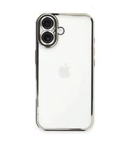 Apple iPhone 16 Kılıf Razer Lensli Silikon - Gümüş
